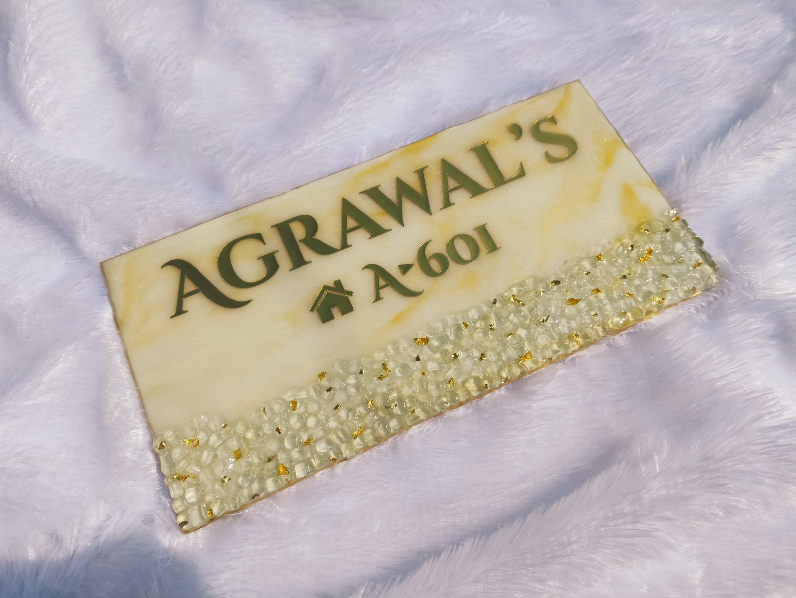 Personalised Resin Nameplate