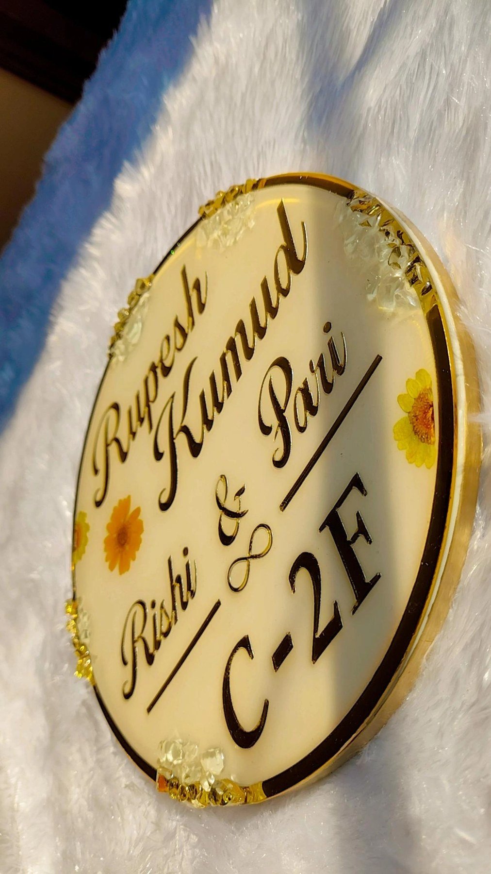 Personalised Resin Nameplate